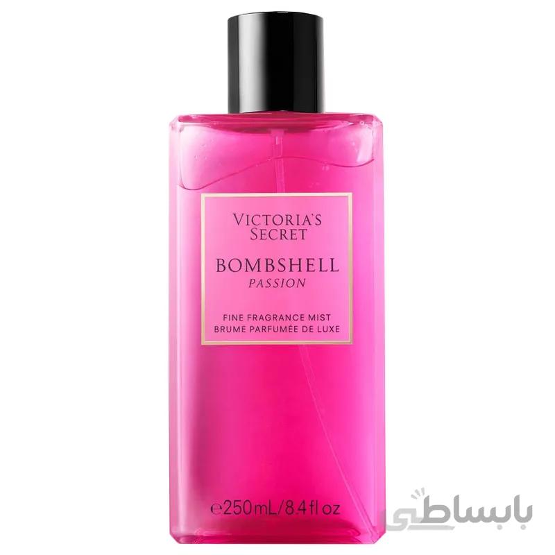 بادی اسپلش بمب شل پشن ویکتوریا سکرت اورجینال- Victoria's Secret Bombshell Passion Body Splash 75ml
