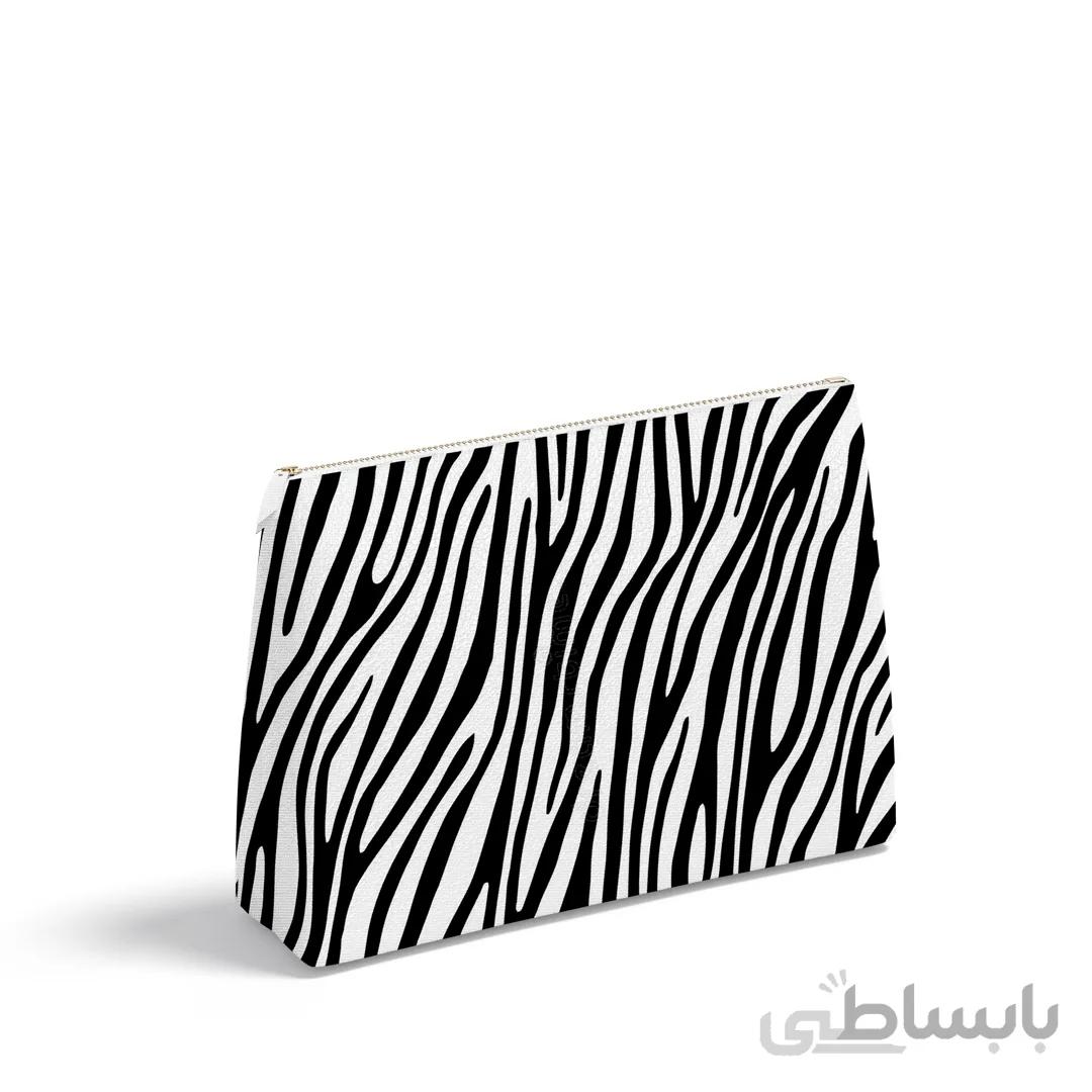 کیف لوازم آرایش طرح زبرا ZEBRA