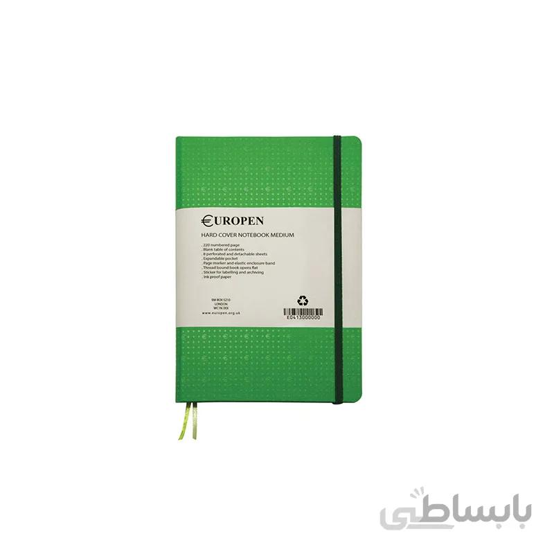 دفتر یوروپن مدل NOTEBOOK SMALL سبز تیره