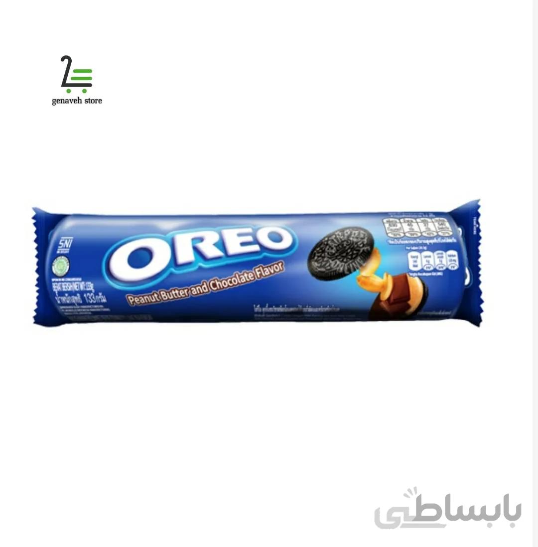 بیسکویت اورئو بادام زمینی و شکلات