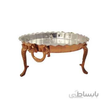شیرینی خوری مسی پایه بلند سایز 1 توت کالا tootkala 1456