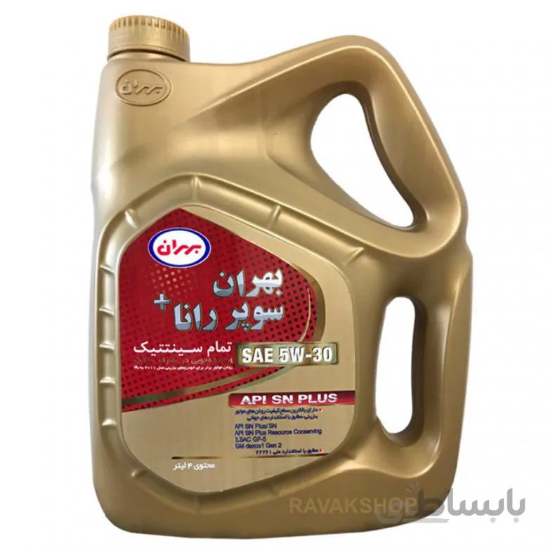 روغن موتور 5W30 بهران سوپر رانا پلاس 4 لیتر