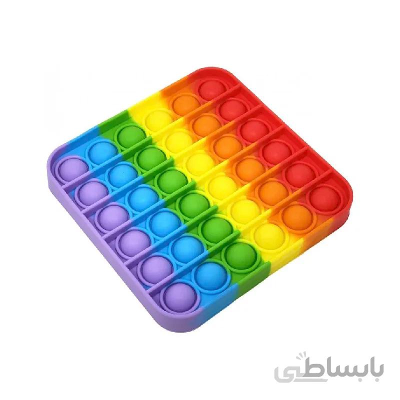 پاپ ایت طرح مربع پاستیلی ا Pop it Square Design pastel color
