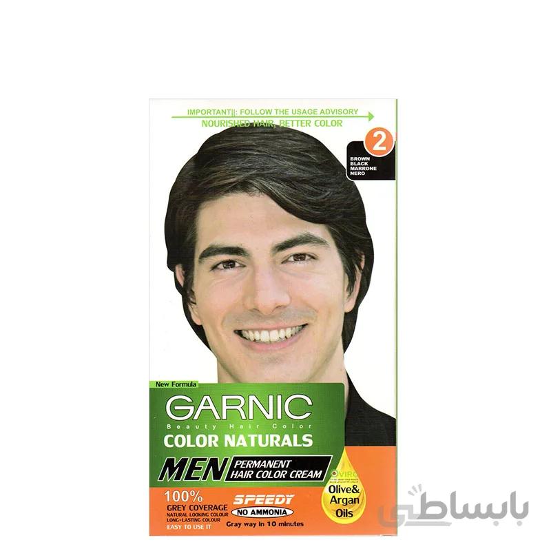 کیت رنگ موی مردانه شماره 2 گارنیک