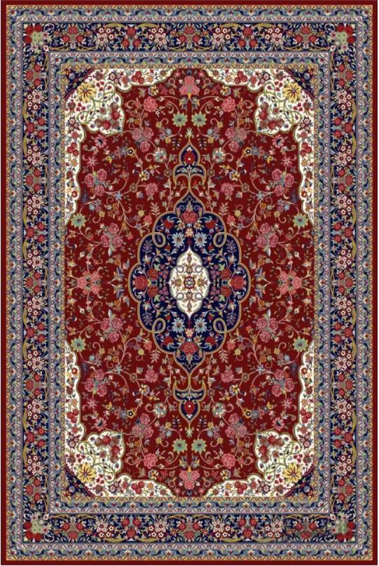 فرش ستاره کویر یزد کلکسیون شاهکار نوین طرح N-083-2559