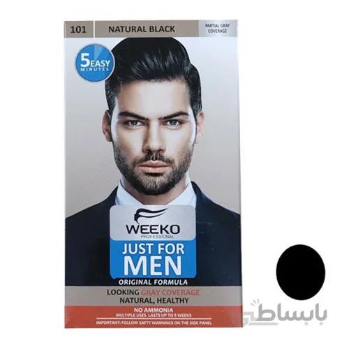 کیت رنگ مو ویکو weeko شماره 101
