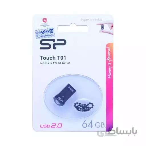 فلش مموری سیلیکون پاور مدل Touch T01 ظرفیت 64 گیگابایت ا Silicon Power Touch T01 64GB Flash Memory