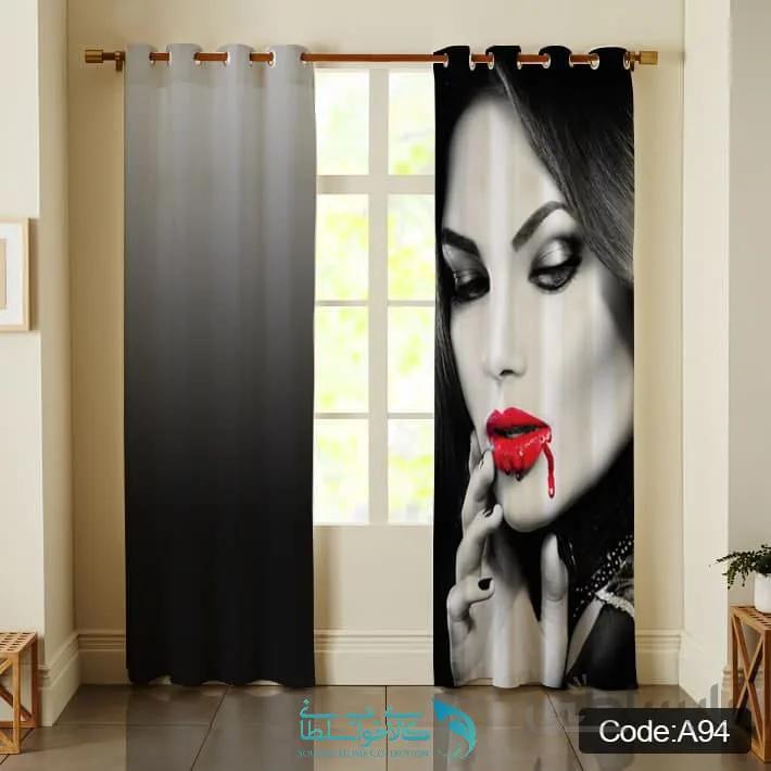 پرده پانچی طرح ژینوس برند دکو مدل A94