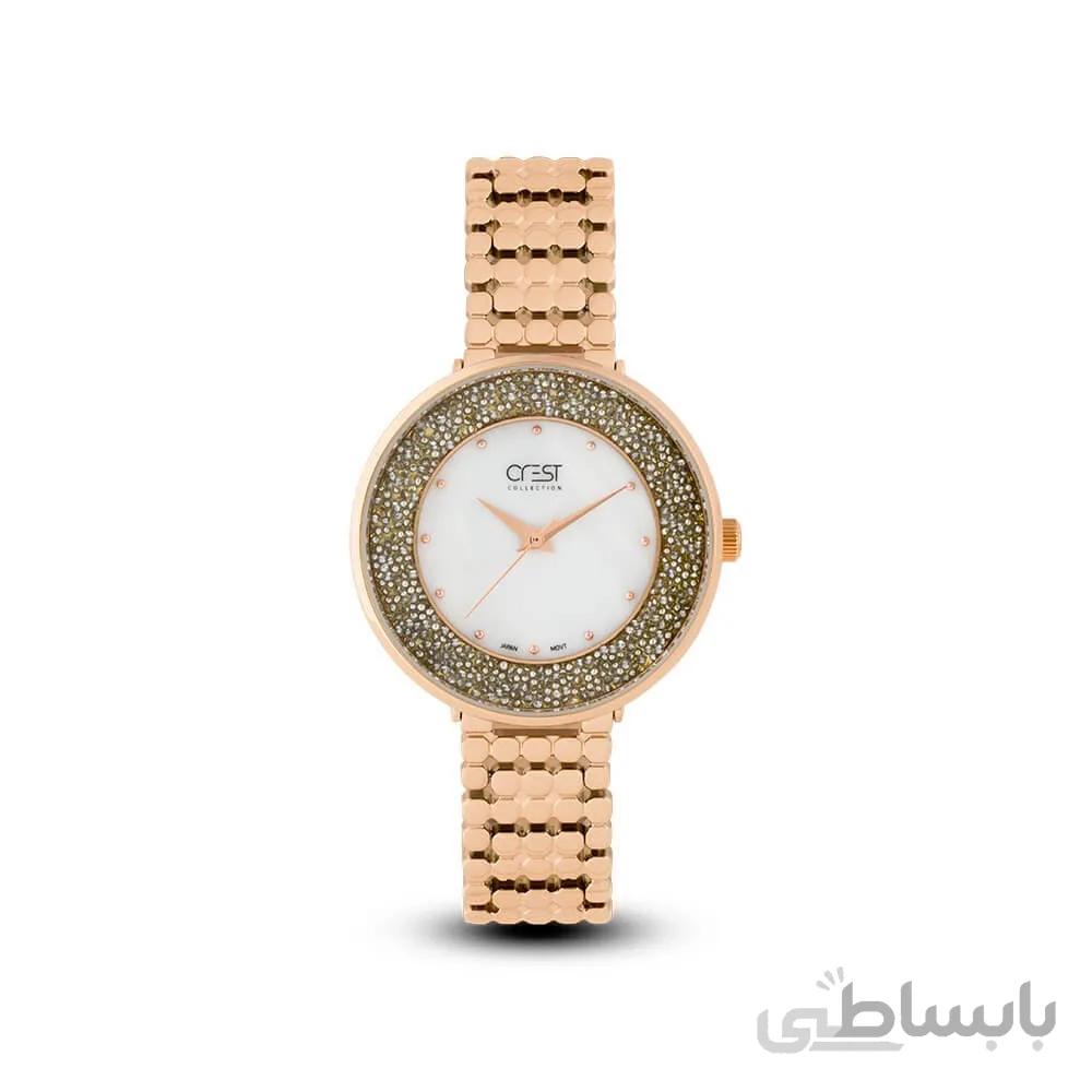 ساعت مچی عقربه ای زنانه کرست مدل Crest-6011