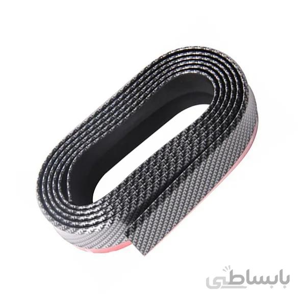 لیپ زیر سپر فلکسیبل سامورایی کربن ا Samurai Universal Carbon Fiber Plastic Lip For Bumper