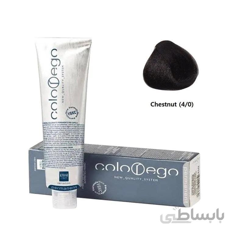 رنگ موی التراگو مدل Colorego کد 4 0 قهوه ای طبیعی
