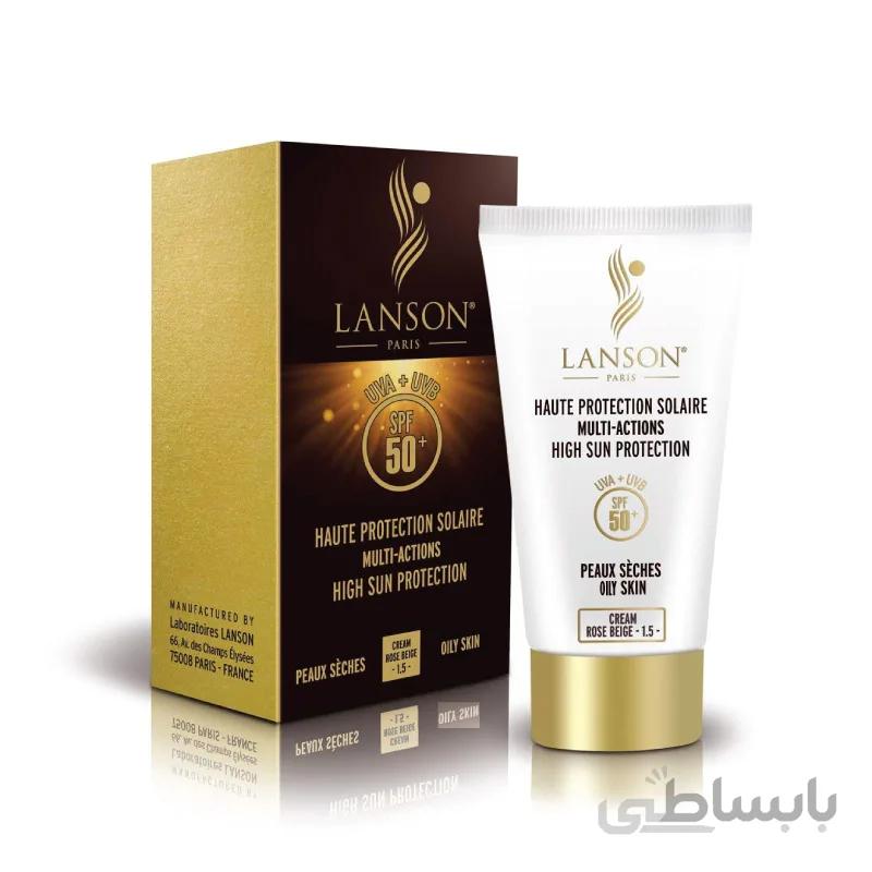 کرم ضد آفتاب پوست چرب شماره (1/5) لانسون LANSON