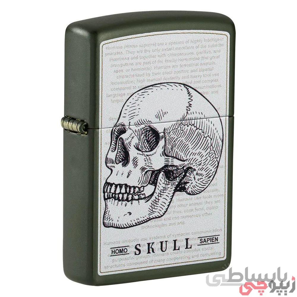 فندک زیپو اصل کد ۴۹۶۰۲ – Original Zippo Skull Design