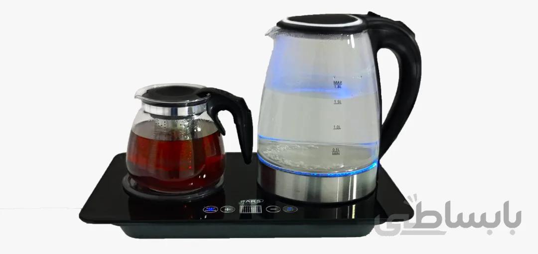 چای ساز پارس پیدن (کتری شیشه -صفحه مشکی) ا Parspiden Tea Maker HTM-1212