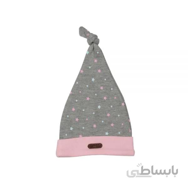 کلاه بوقی طرح خرگوش تکه دوزی برگ سبز Barge Sabz