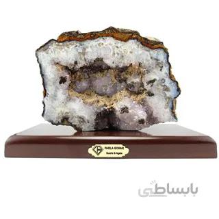 سنگ راف ژئود کوارتز پارلا گوهر کد 2261 ا قیمت به شرط خرید تیمی