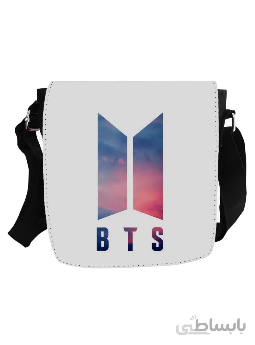 کیف دوشی پاسپورتی طرح Bts