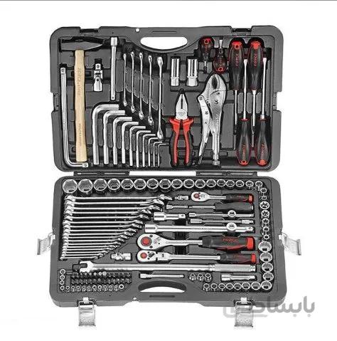 جعبه بکس 1/2 , 3/8 , 1/4 اینچ + ابزار عمومی فورس – FORCE مدل 41421