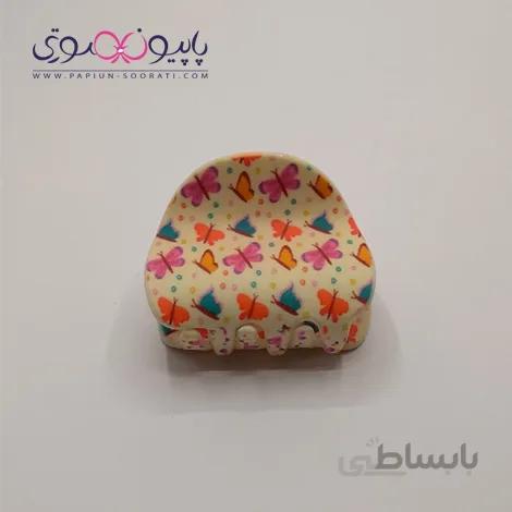 کلیپس مو کوچک طرح شاپرک رنگی