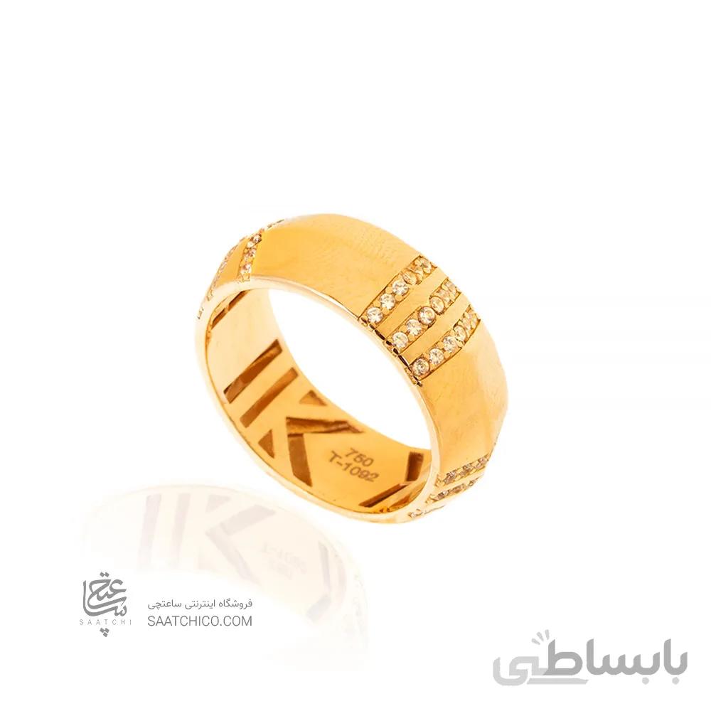 انگشتر طلا طرح اطلس تیفانی کد CR509