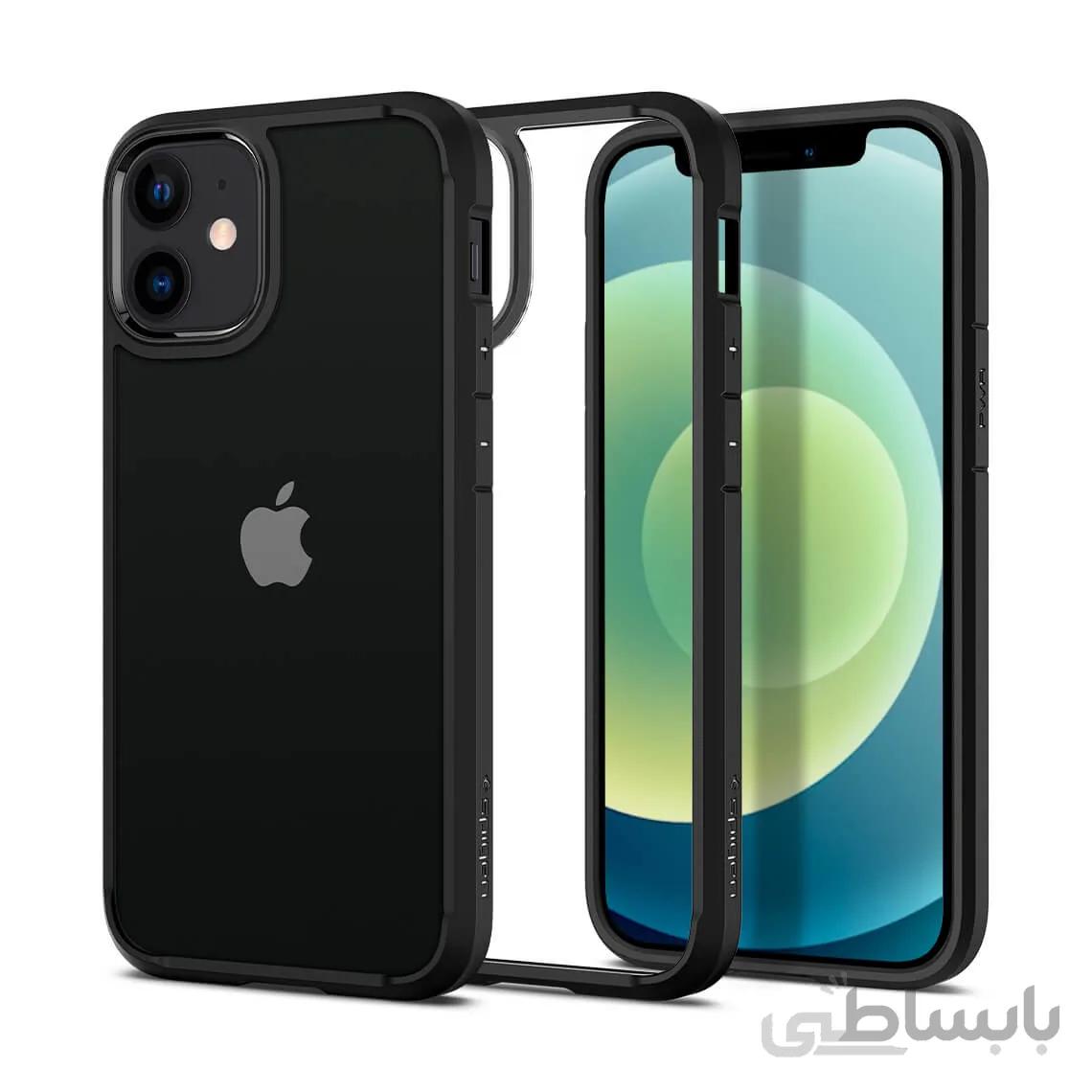 قاب آیفون 12Mini مدل Crystal Hybrid اسپیگن