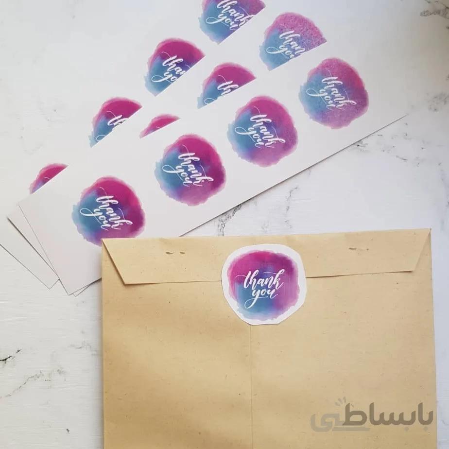 استیکر کهکشانی thank you (مجموعه 40 عددی)