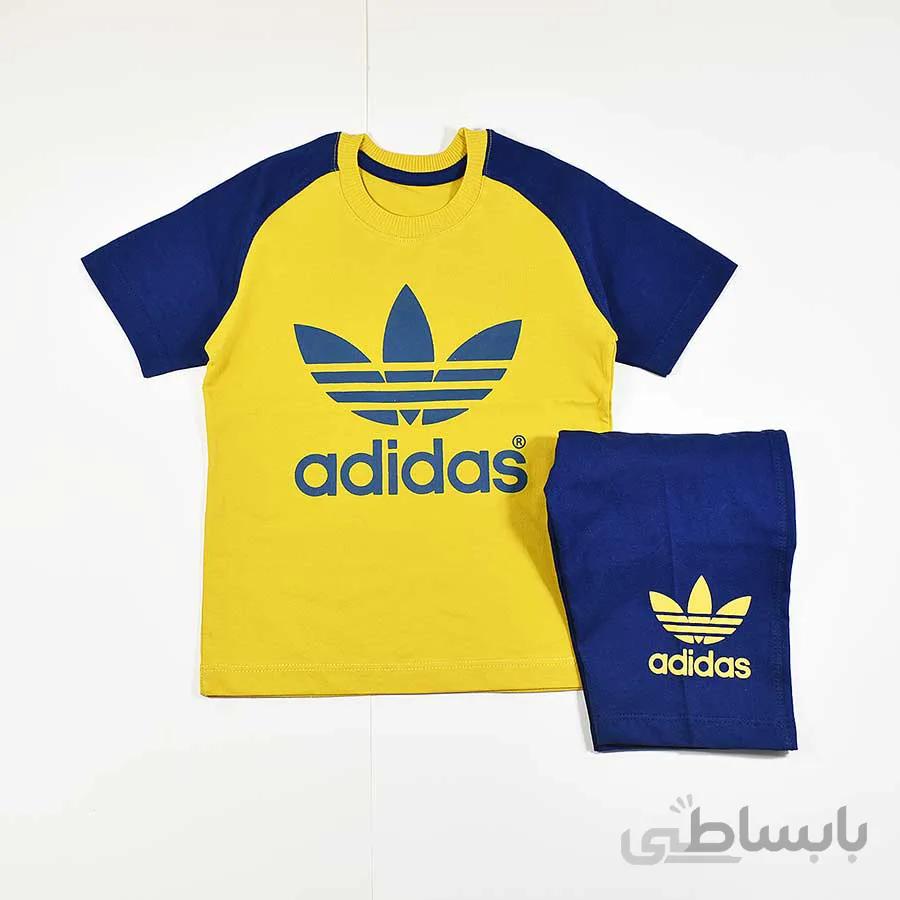 تیشرت شلوارک پسرانه بچه گانه آدیداس کد 2365