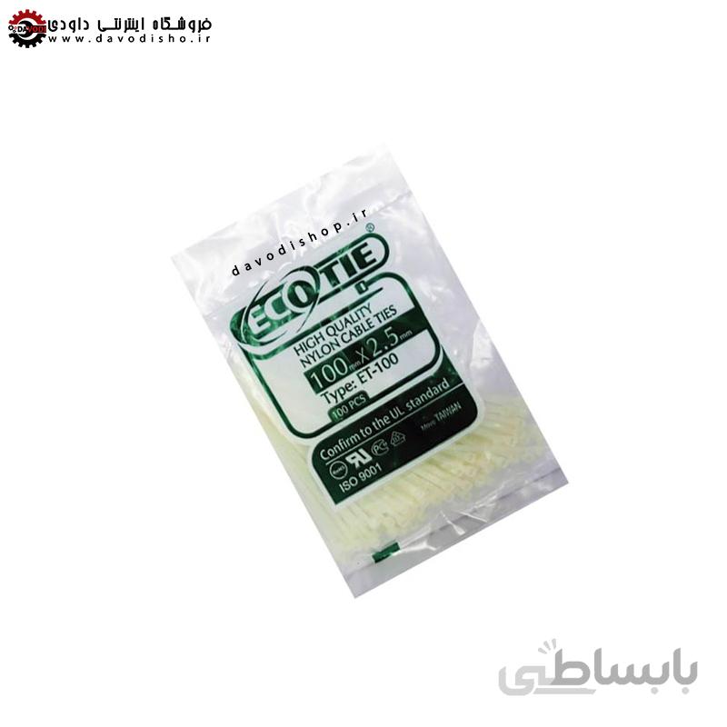 بست پلاستیکی ۱۰۰ سانتی متر ضخامت ۲.۵ اکوتای - (ECOTIE)