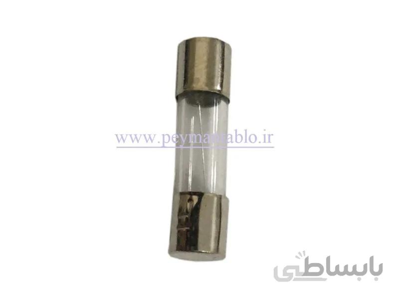 فیوز شیشه ای به ابعاد 20*5 میلیمتر در آمپرهای (.16.20. 10، 6 ، 4 ، 2 آمپر)