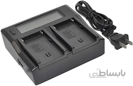 شارژر دوبل فوتومکس مخصوص باتری های سونی Dual-LCD-Battery-Charger-for-Sony