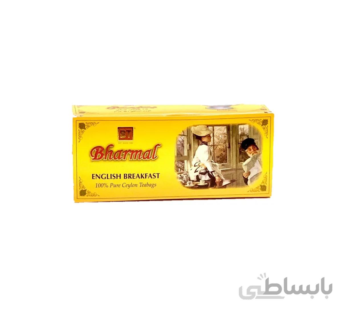 چای بارمال ساده تی بگ 25تایی Bharmal TeaBag