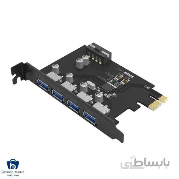 مشخصات، قیمت و خرید هاب USB 3.0 چهار پورت اوریکو مدل PME-4U ا Orico PME-4U 4 Ports USB 3.0 Hub