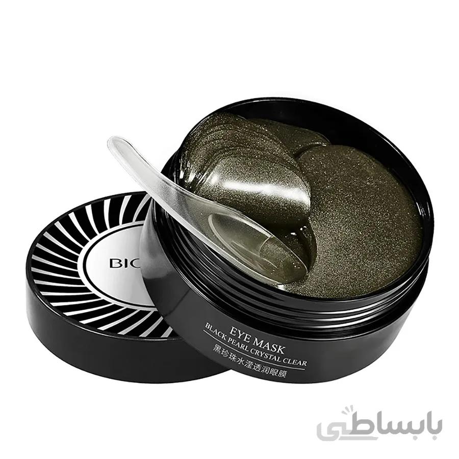 ماسک دور چشم هیدروژلی ضد چروک و آبرسان مروارید سیاه بیوآکوا