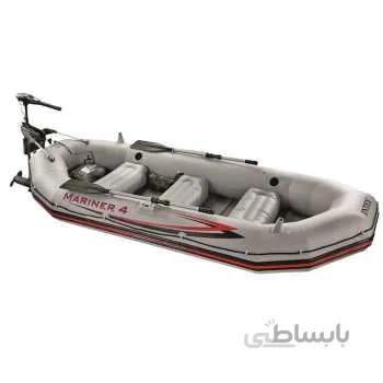 قایق بادی اینتکس مدل Mariner 4 به همراه موتور ا Intex Mariner 4 Boat With Engine