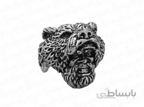 انگشتر مردانه وایکینگ خرس کش gothic-r-17