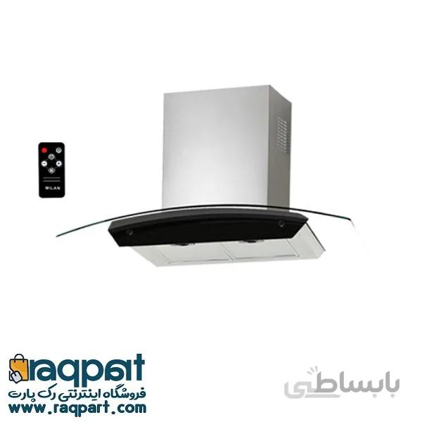 هود آشپزخانه میلاد مدل ونیز استیل سایز 90