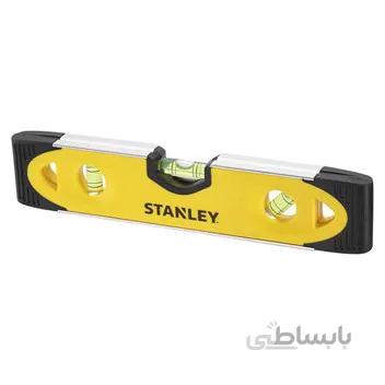 تراز دستی 3 آب استنلی مدل 0-43-511 ا Stanley 0-43-511 Spirit level"Torpedo" of plastic/aluminum, Black