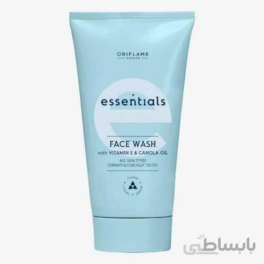 ژل شستشوی صورت اسنشیالز 35764 ا Essentials Face Wash with Vitamin E & Canola Oil 35764