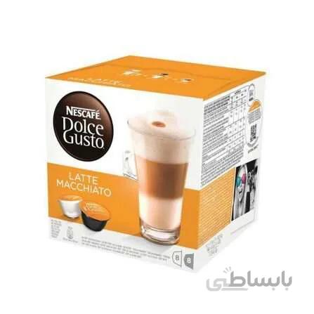 کپسول قهوه نسکافه دولچه گوستو لاته ماکیاتو 16 عددی Nescafe Dolce Gusto Latte Machiato