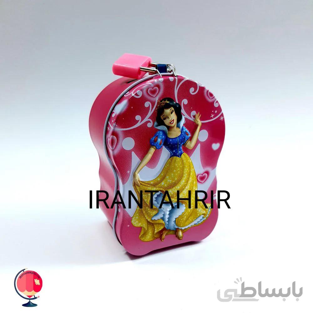 قلک فلزی قفل دار سفید برفی