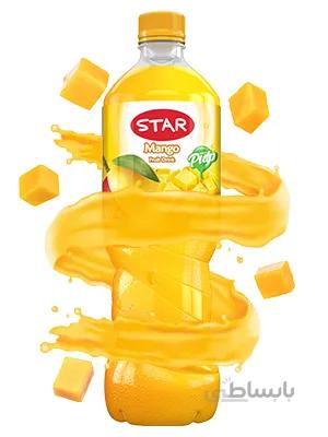 آبمیوه استار ۱ لیتری انبه Star flavoured fruit Mango