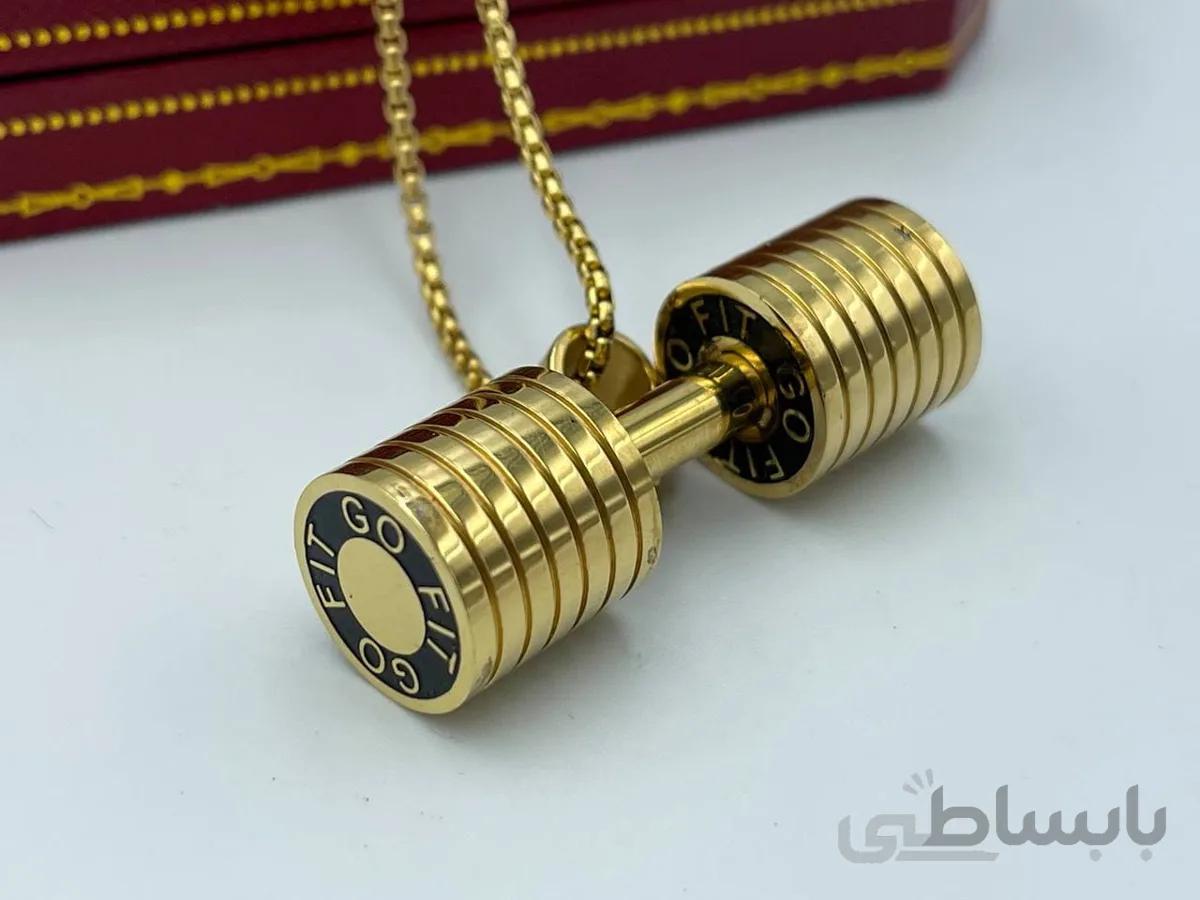 گردنبند دمبل در سه رنگ