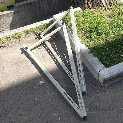 سازه فلزی پنل خورشیدی قابل حمل (تاشو)