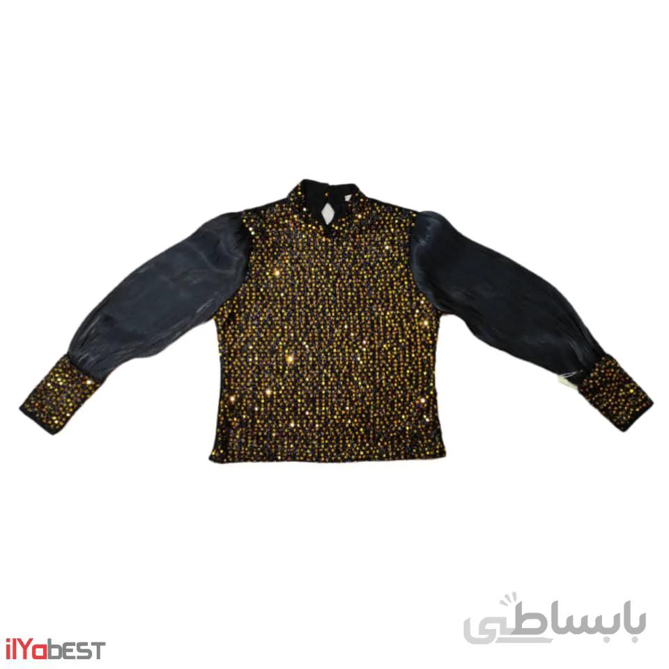 شومیز مجلسی پولکی