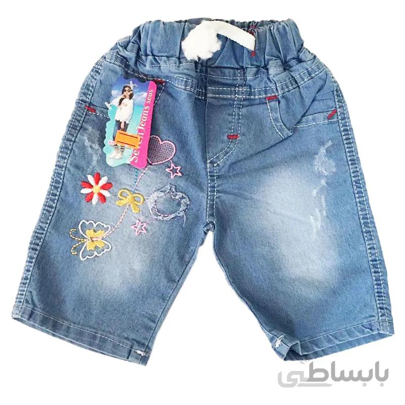 شلوارک جین بچگانه