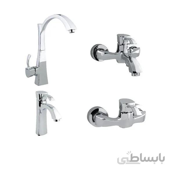 ست شیراآلات رستاک مدل رودستر کروم(ارسال ریگان)
