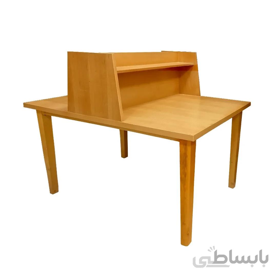 میز مطالعه مانع دار دو نفره