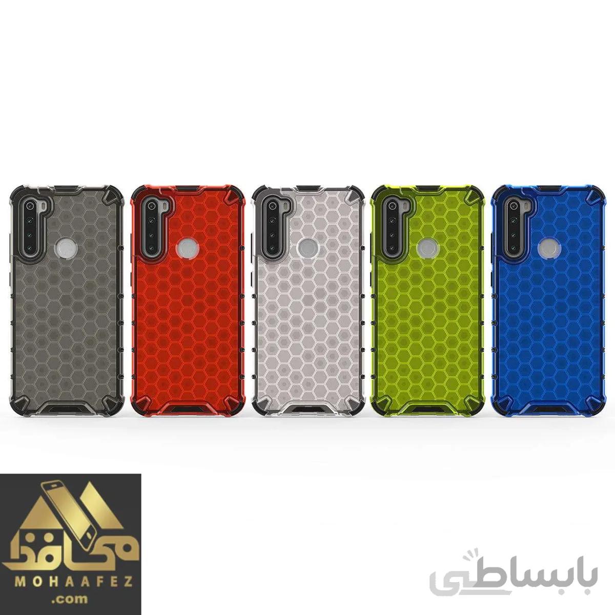 قاب ضد ضربه شیائومی Redmi Note 8T مدل زنبوری شفاف کد XM254