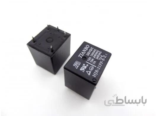 رله 5 ولت - 10 آمپر PW CO HJR-21FF-H2-TS 250v/10A - هانیپا الکترونیک