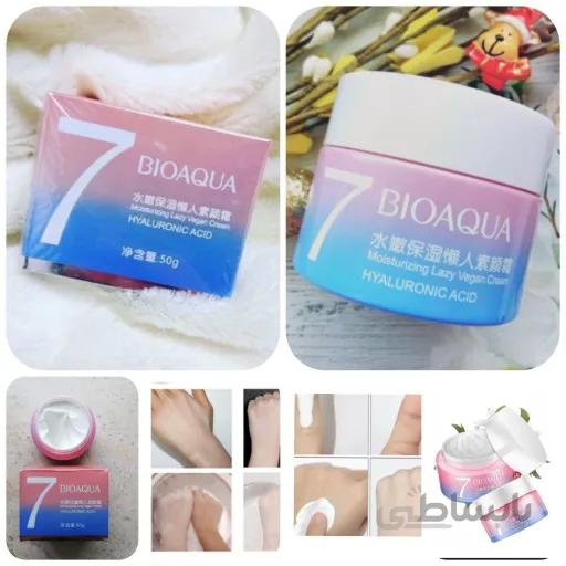 کرم 7 ویتامینه هیالورونیک اسید بیوآکوا ا BIOAQUA 7 Hyaluronic Acid